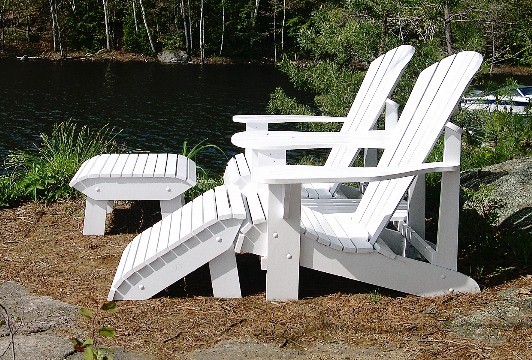 adirondack chair leg rest plans